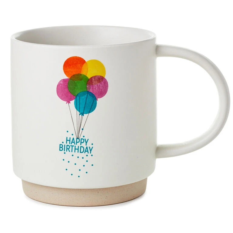 Hallmark Birthday Balloons Mug, 16 Oz.