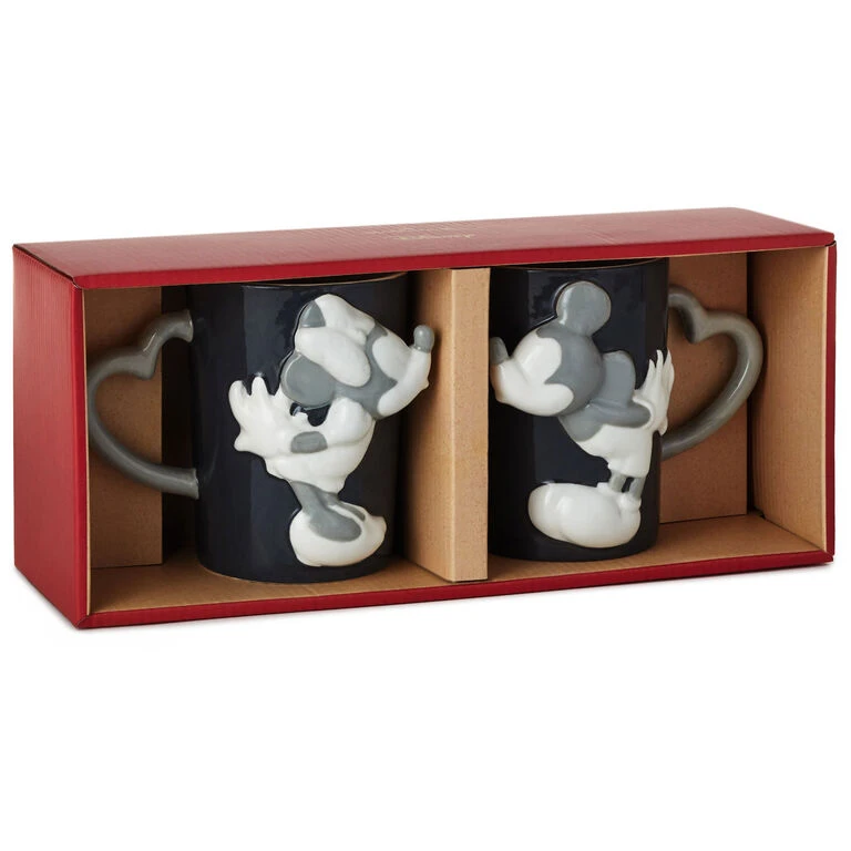 Hallmark Disney Mickey And Minnie Kissyface Mugs, Set Of 2 - Image 3