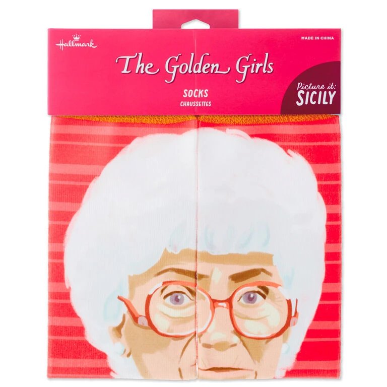 Hallmark Sophia The Golden Girls Sicily Novelty Crew Socks - Image 4