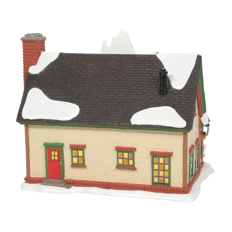 Enesco Original Snow Village Dr. Seuss The Grinch House With Lights, 7.2" - Image 2