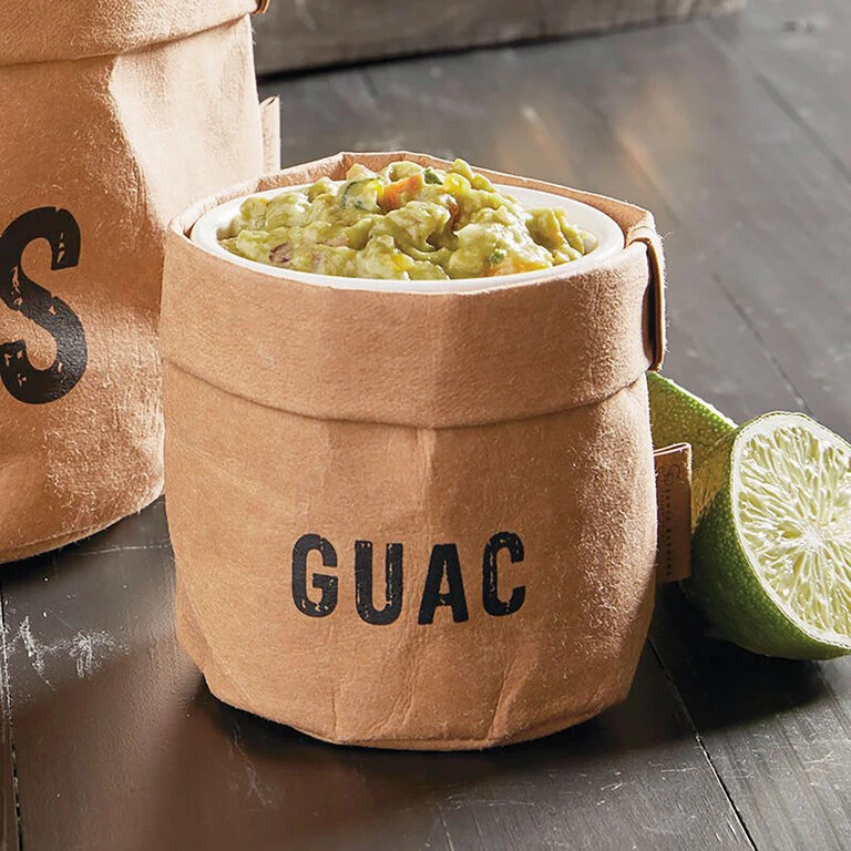 Guac Ceramic Dish And Washable Paper Holder - Image 2