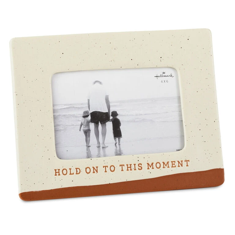Hallmark Hold On To This Moment Ceramic Picture Frame, 4x6