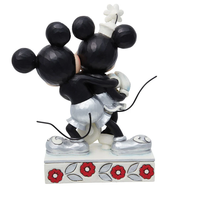 Enesco Jim Shore Disney 100 Years Of Wonder Mickey And Minnie Hugging Figurine, 7.25" - Image 2
