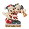 Enesco Jim Shore Disney Mickey And Minnie Santas Figurine, 6.69"
