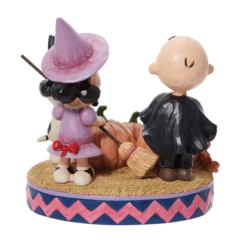 Enesco Jim Shore Peanuts Gang Halloween Figurine With Light, 5.55" - Image 3
