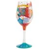 Lolita® July Birthday Month Handpainted Wine Glass, 15 Oz.