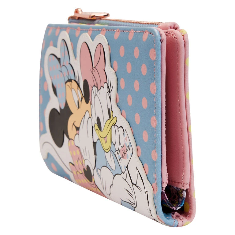 Loungefly Minnie Pastel Color Block Dots Wallet - Image 2