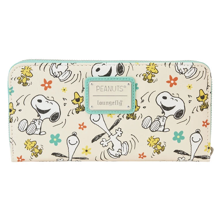 Loungefly Peanuts Snoopy And Woodstock Zip-Around Wallet - Image 2