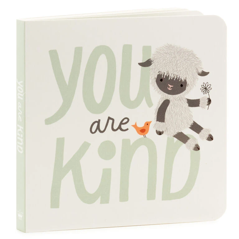 Hallmark MopTops Highland Sheep Stuffed Animal With You Are Kind Board Book - Image 4