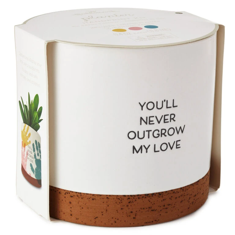 Hallmark Never Outgrow My Love Planter Handprint Kit - Image 3