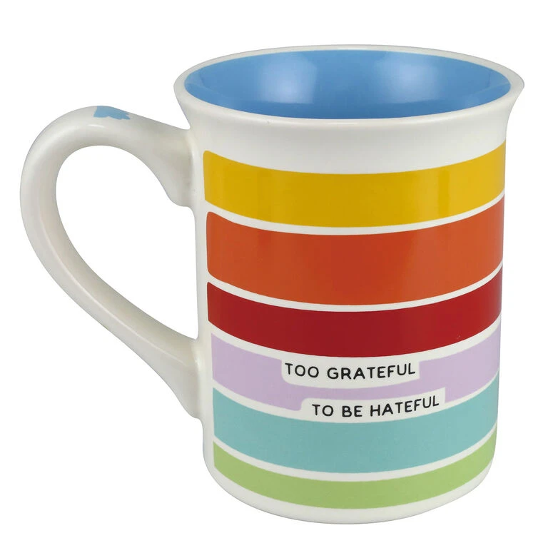 Our Name Is Mud Too Blessed Rainbow Mug, 16 Oz. - Image 2