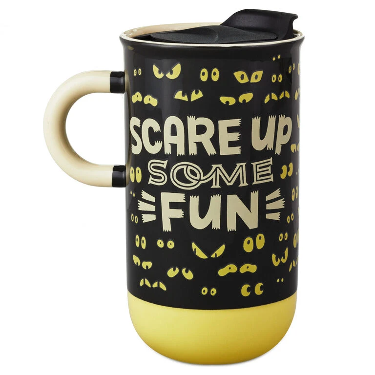 Hallmark Peanuts® Scared Snoopy Color-Changing Halloween Mug, 21 Oz. - Image 2