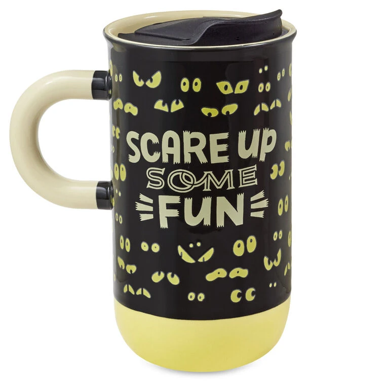 Hallmark Peanuts® Scared Snoopy Color-Changing Halloween Mug, 21 Oz. - Image 3