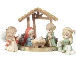 Precious Moments A Child Is Born Nativity Figurines, 6-Piece Set