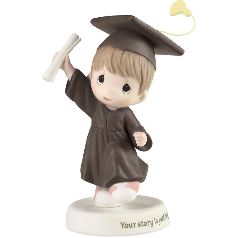 Precious Moments Graduation Boy Figurine, 6.5" - Image 2