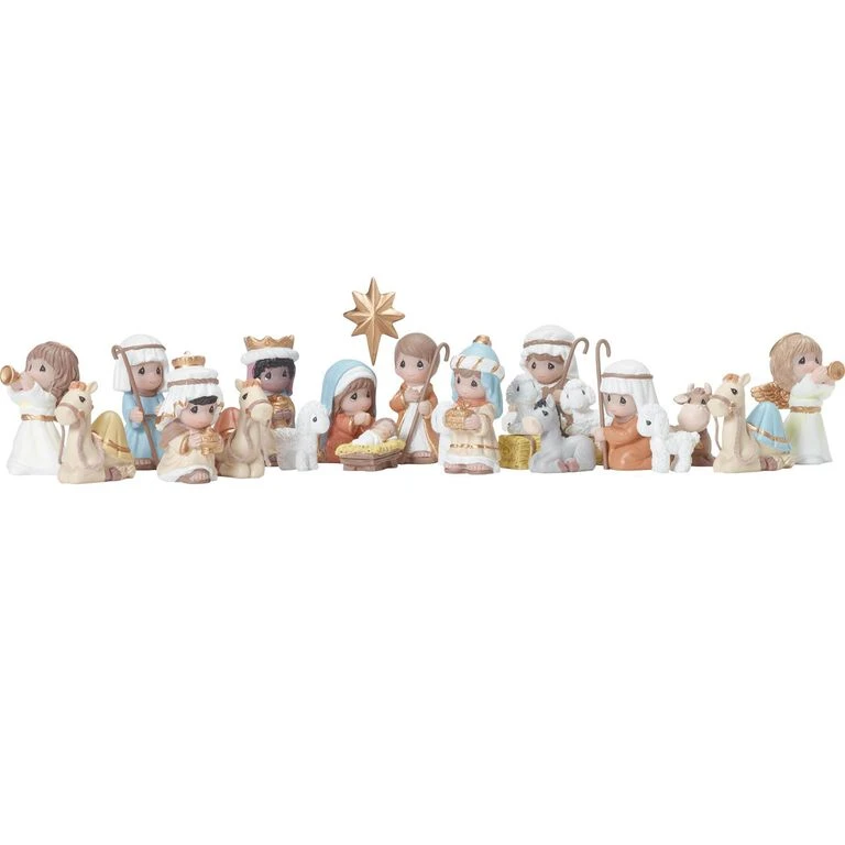 Precious Moments Nativity Figurines Advent Calendar, 26-Piece Set - Image 3