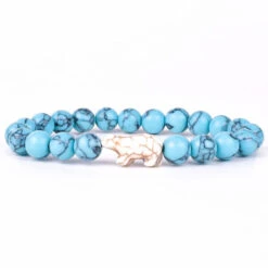 Fahlo Glacier Blue Polar Bear Venture Bracelet