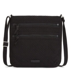 Vera Bradley Triple Zip Hipster In Classic Black