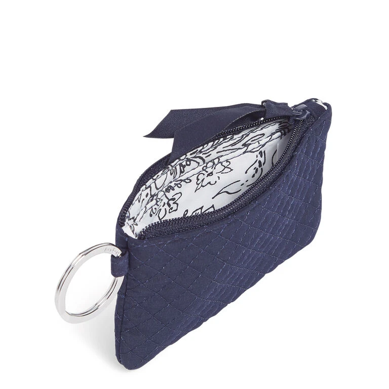 Vera Bradley Zip ID Case In Classic Navy - Image 2