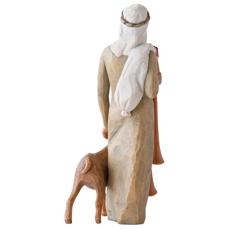 Willow Tree® Zampognaro Shepherd With Bagpipe Nativity Figurine - Image 2